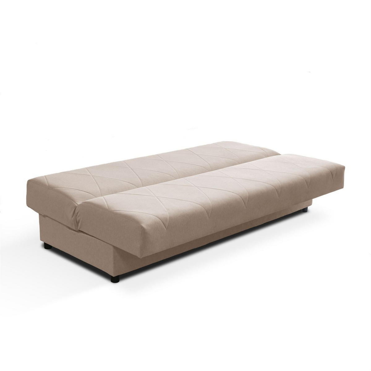 SCHLAFSOFA VERO mit Schlaffunktion Castel 15 - Beige, Textil (191/88/90cm) - Lookway