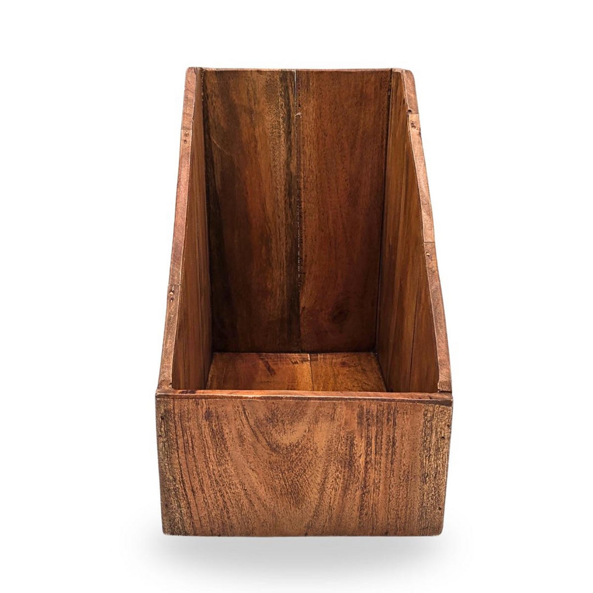 ORGANIZER Stehsammler Big Nota 30 cm, Mahagoni Holz naturfarben - Naturfarben, Holz (29/20/30cm) - CREEDWOOD