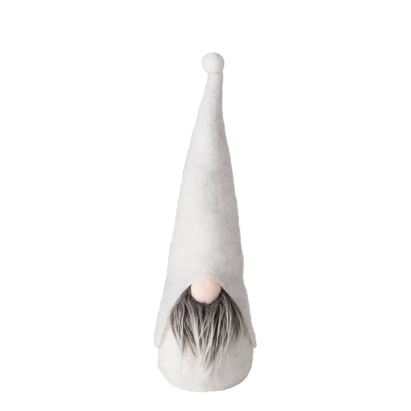 Boltze Home Stofffigur Weiß 9x32x9 cm