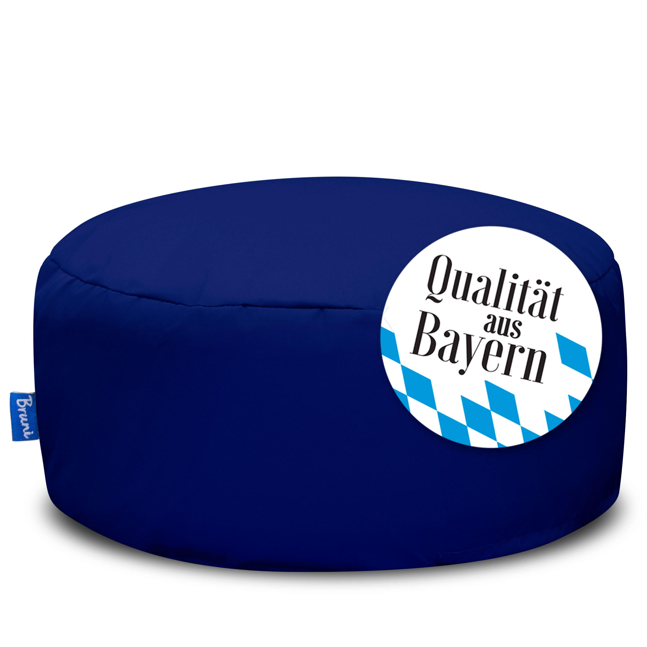 POUF M königsblau - Blau/Dunkelblau, Textil (500/200/500cm) - Bruni