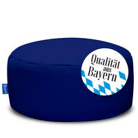 POUF M königsblau - Blau/Dunkelblau, Textil (500/200/500cm) - Bruni