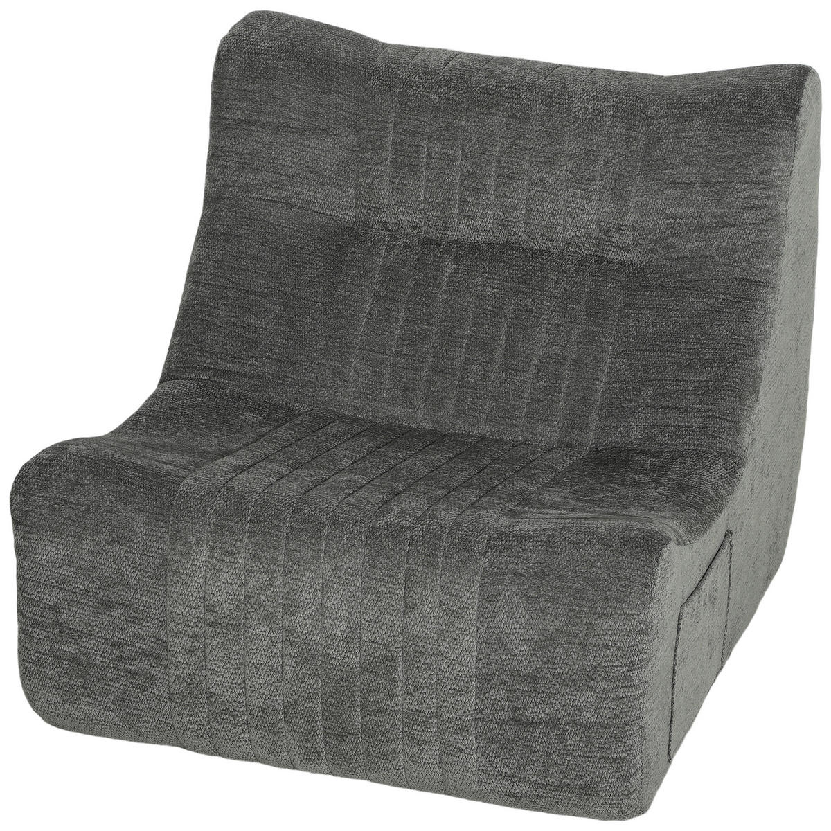 SOFA Hellgrau 90.0/80.0/76.0cm - Hellgrau, Textil (80/76/90cm)