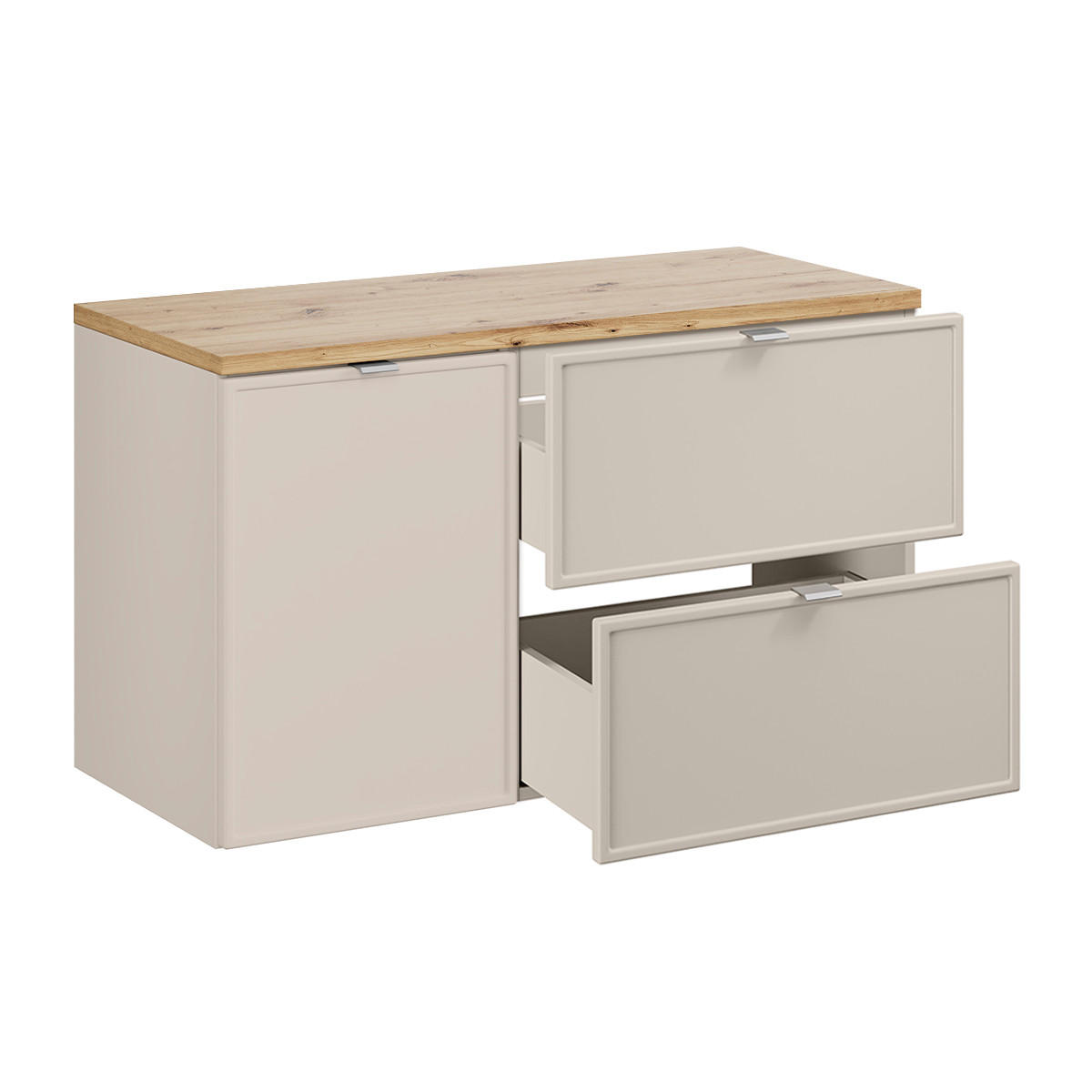 SKŘÍŇKA POD UMYVADLO 100.6cm Alba Kašmír - béžová, kompozitní dřevo (100.6/59/48cm) - Petits-meubles