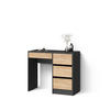 SCHMINKTISCH Imola Anthrazit/Goldkraft Eiche ohne Spiegel - Anthrazit/Eiche Wotan, Holzwerkstoff (55/120/75cm) - Livinity®