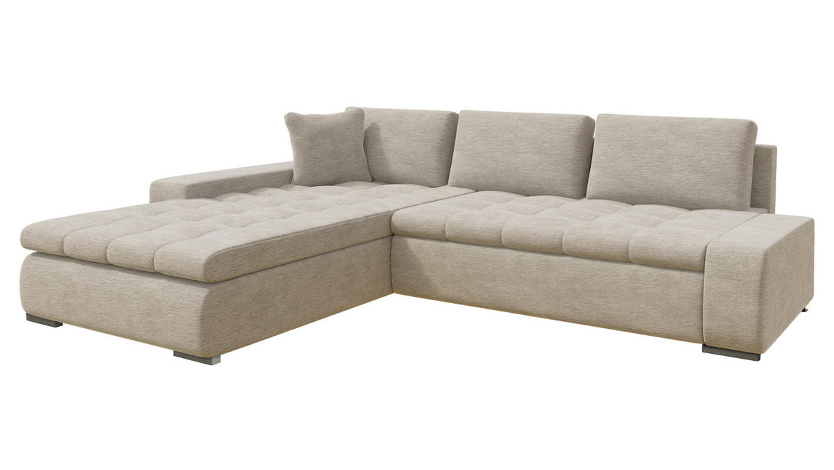 ECKSOFA Orkan - Champagner, Holz/Textil (302/213cm) - MIRJAN24