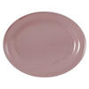 SERVIERPLATTE Beat Color Glaze Altrosa 35 x 28 cm - Dunkelrosa, Keramik (28/2.2/35.3cm) - Seltmann Weiden