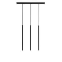 LED-HÄNGELEUCHTE Stelo X3 H60 - Schwarz, Metall (6/100/60cm) - Lumicom