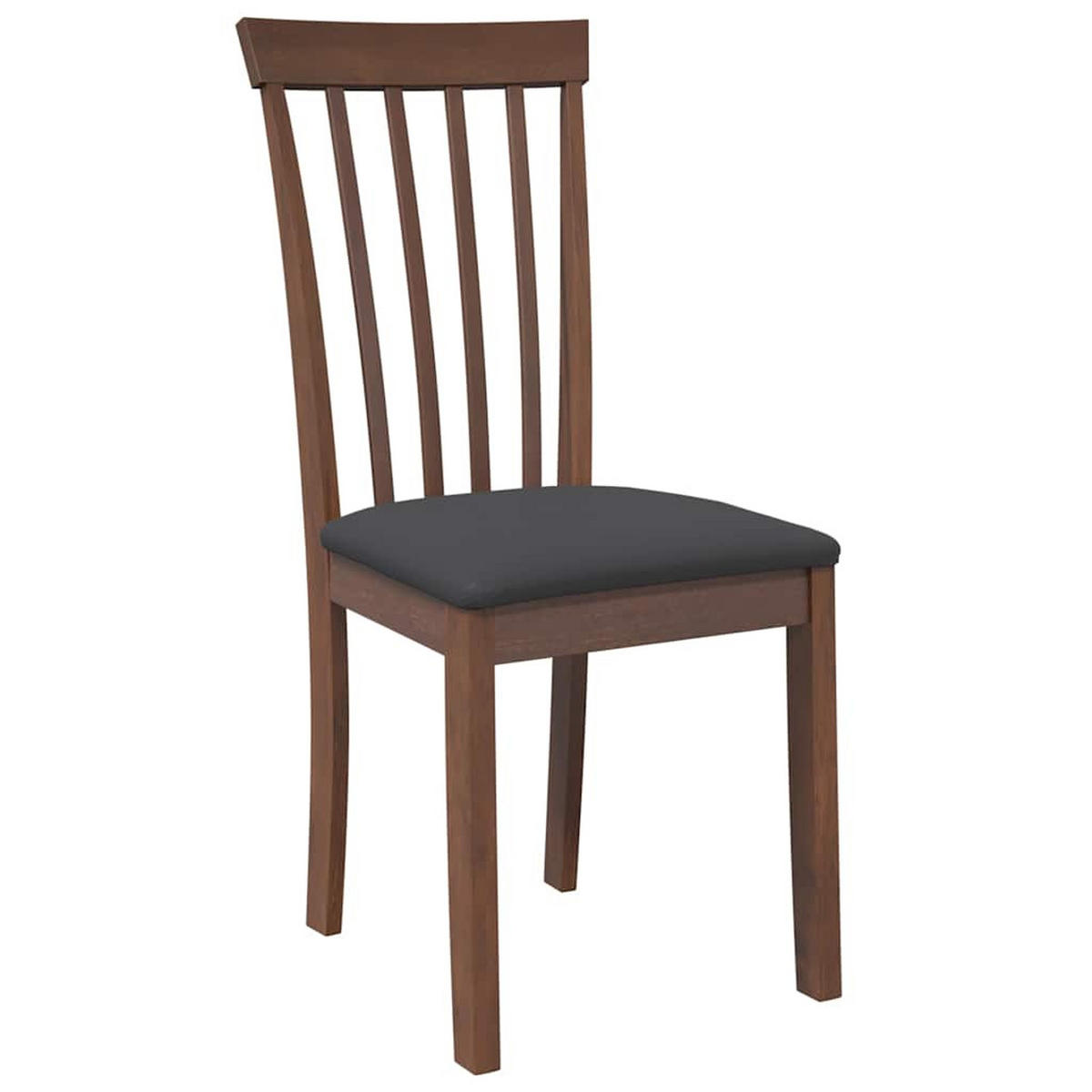 ESSZIMMERSTÜHLE Mit Kissen 2Er Set Braun Massivholz Gummibaum - Braun, Holz (50/94/43cm) - vidaXL