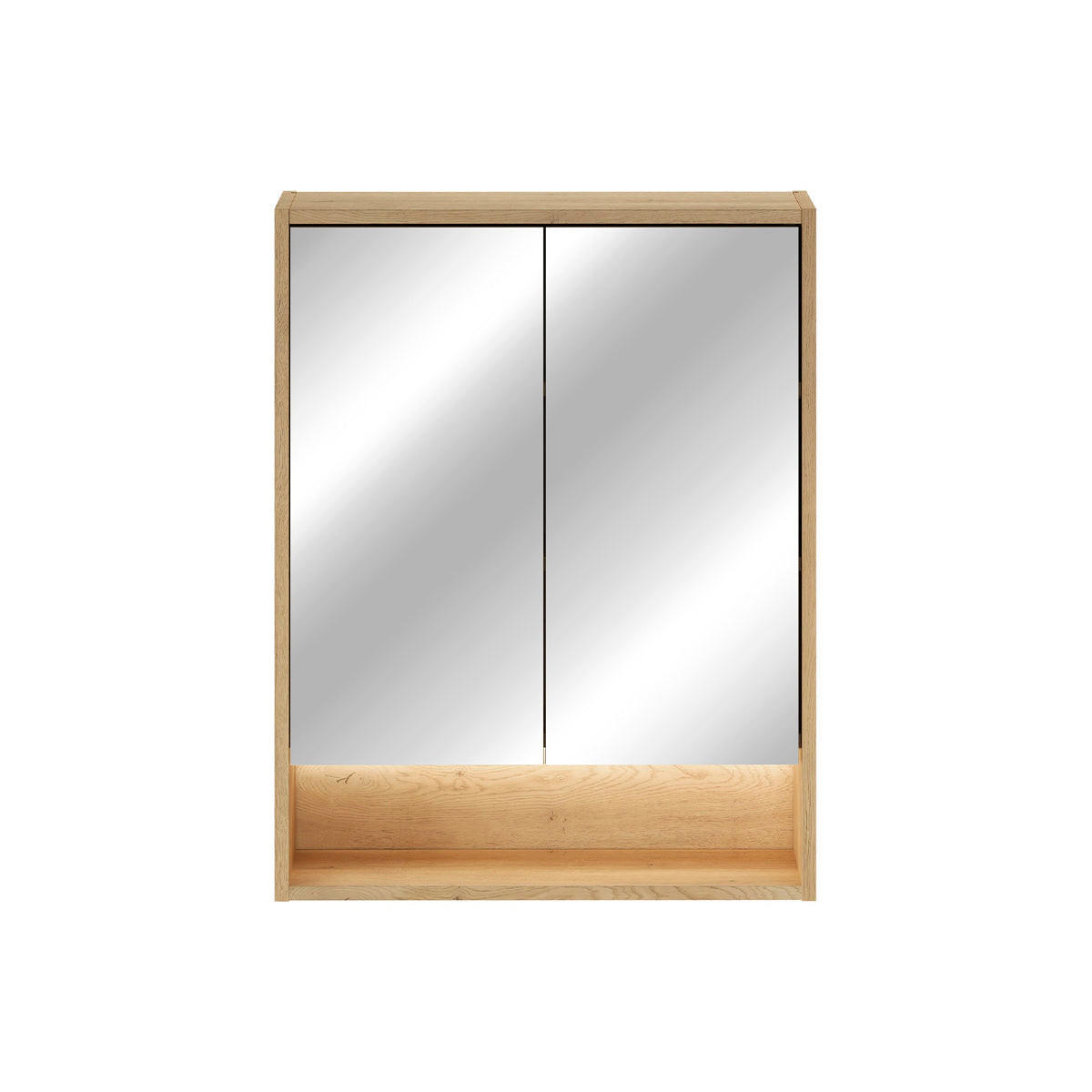 KOUPELNOVÝ NÁBYTEK 120cm Edmé 2er-Set Dřevo - hnědá, kompozitní dřevo (120/52.2/46cm) - Petits-meubles