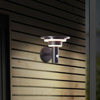 AUSSENWANDLEUCHTE Garvina G40405/06 - Schwarz, Metall (21.3/18.5/21cm) - Brilliant