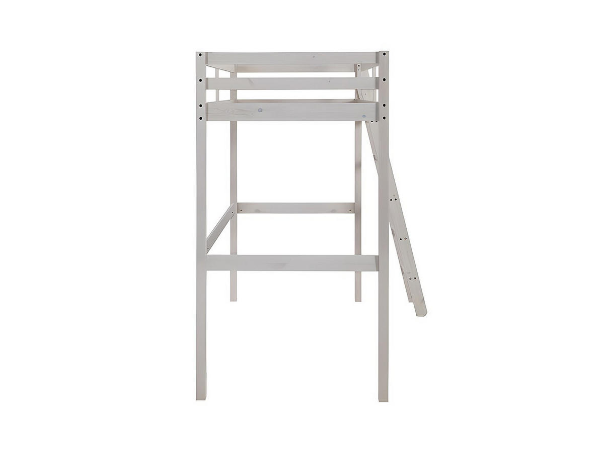 HOCHBETT - 1 Person - holz - weiß Gedeon - Weiß, Holz (90/190cm) - Vente-Unique