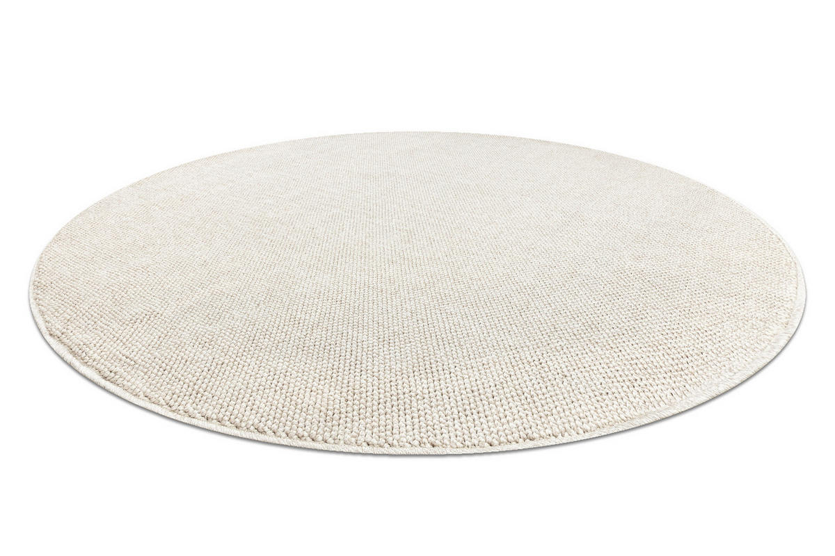 TEPPICH Casablanca LOOM 80 cm - Creme, Textil (80/80cm) - rugsX