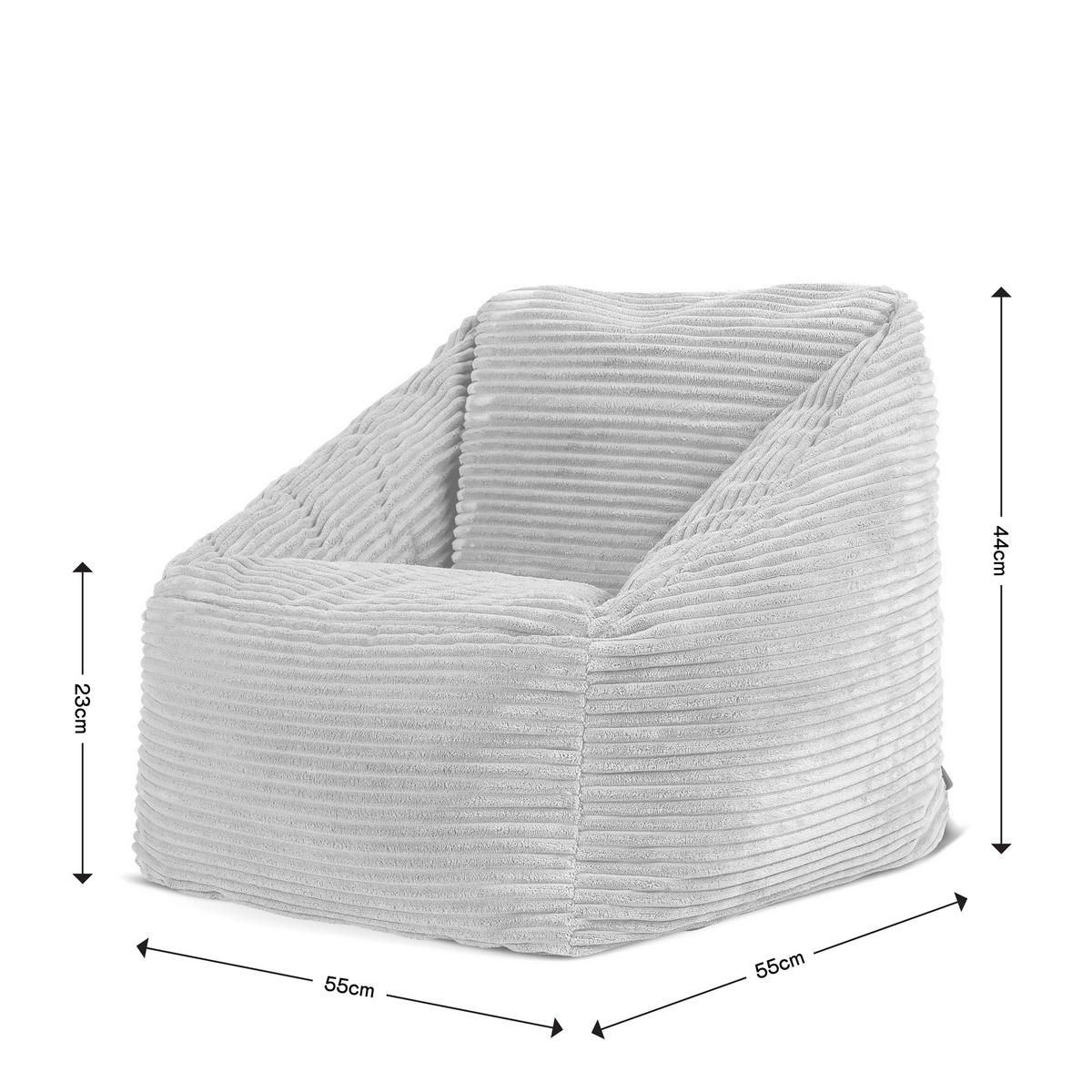 SITZSACK Flauschig für Kinder 2-tlg. - Terracotta, Textil (55/44/55cm) - icon