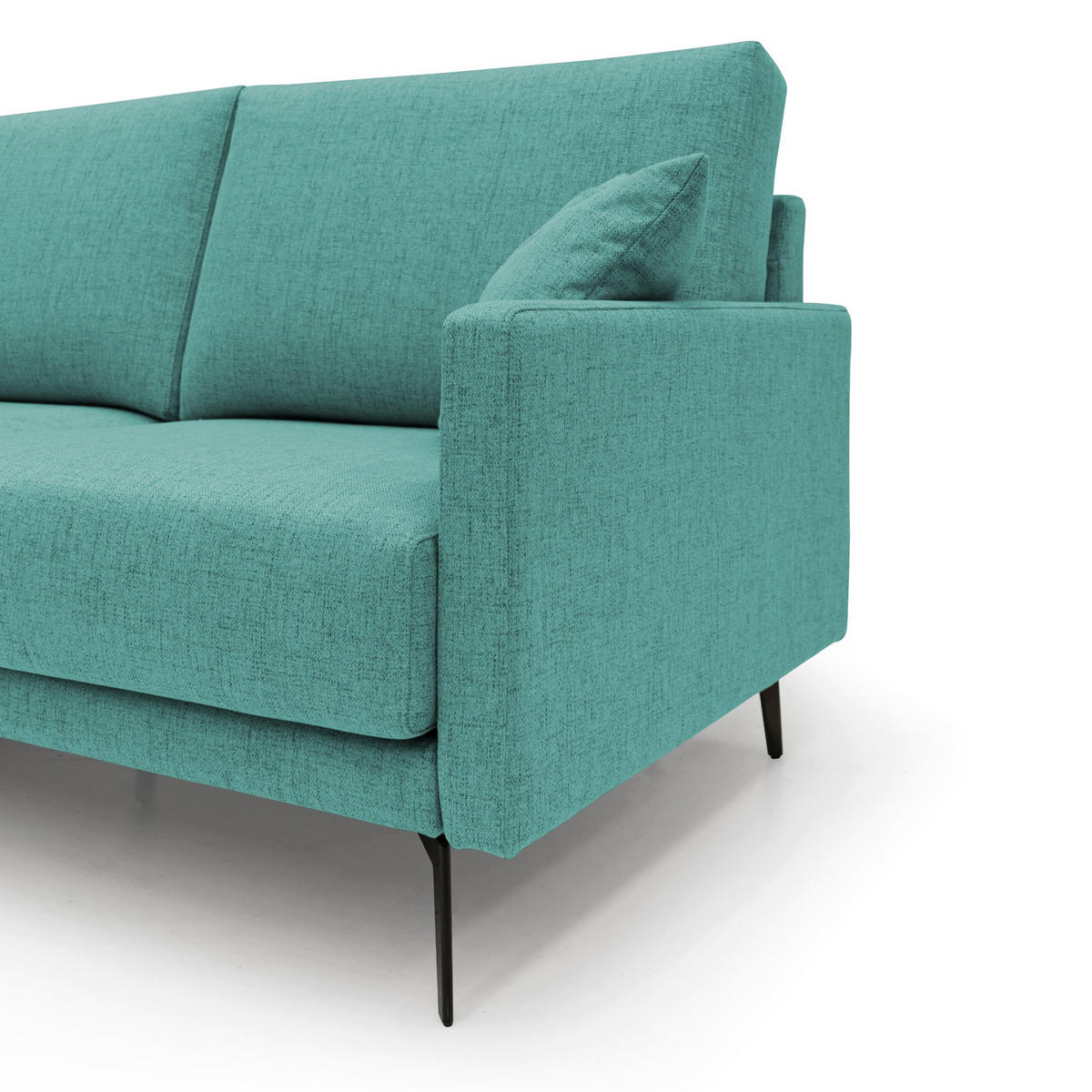 LINEARSOFA Saturno - Grün, Textil (180/94/90cm) - Divani.store