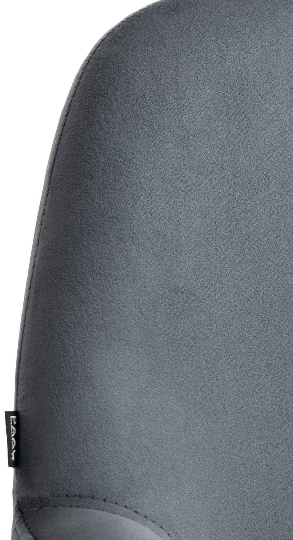 BARHOCKER 2er Set Prag Gold Samt dunkelgrau - Dunkelgrau/Goldfarben, Textil/Metall (51/109/52cm) - TPFLiving