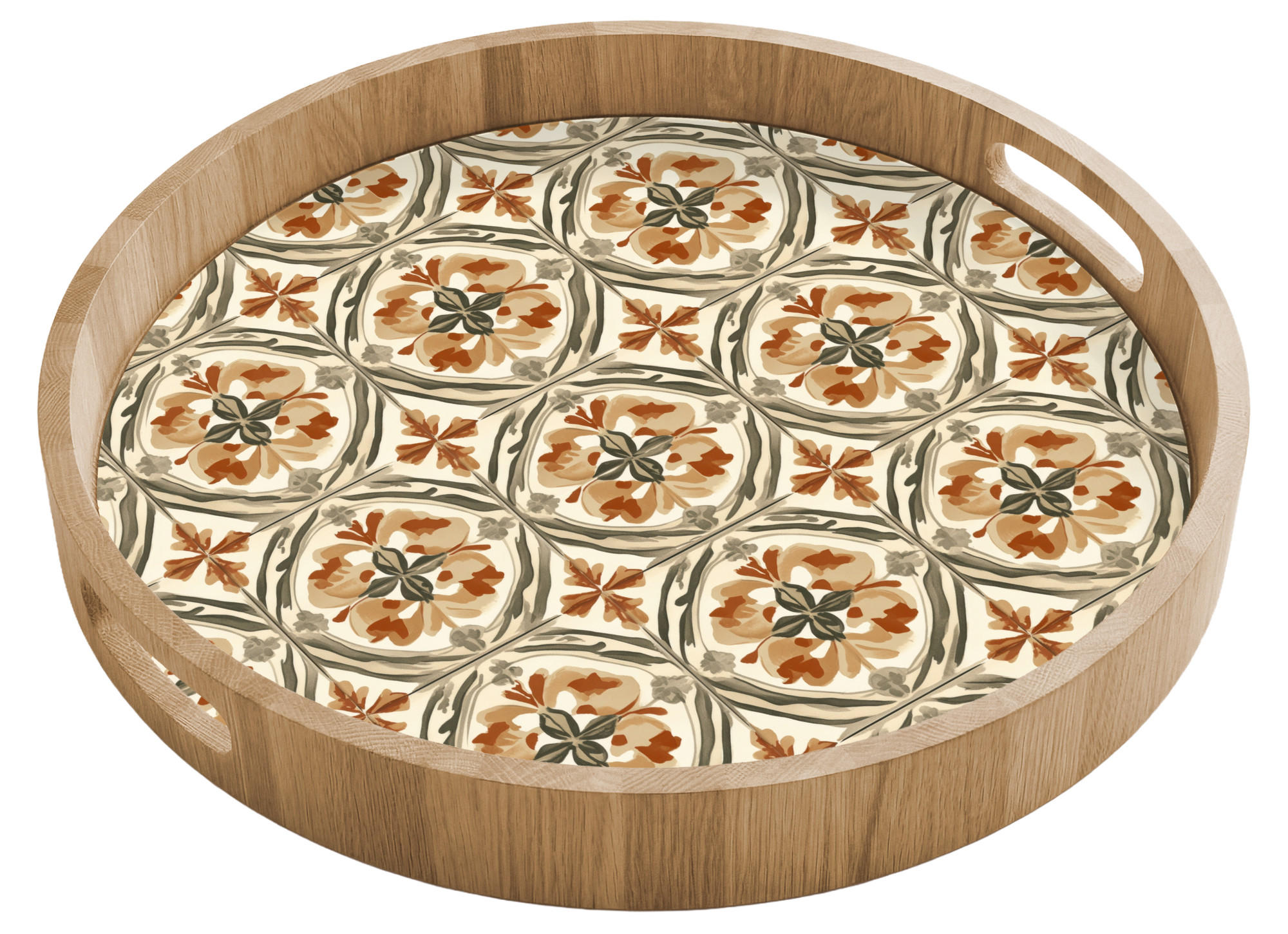 TABLETT - Elegant - antik - farbenfroh - 40x40 cm - Multicolor, Holz (40/5/5cm) - OnlyWow