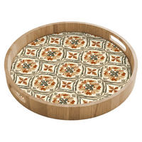 TABLETT - Elegant - antik - farbenfroh - 40x40 cm - Multicolor, Holz (40/5/5cm) - OnlyWow