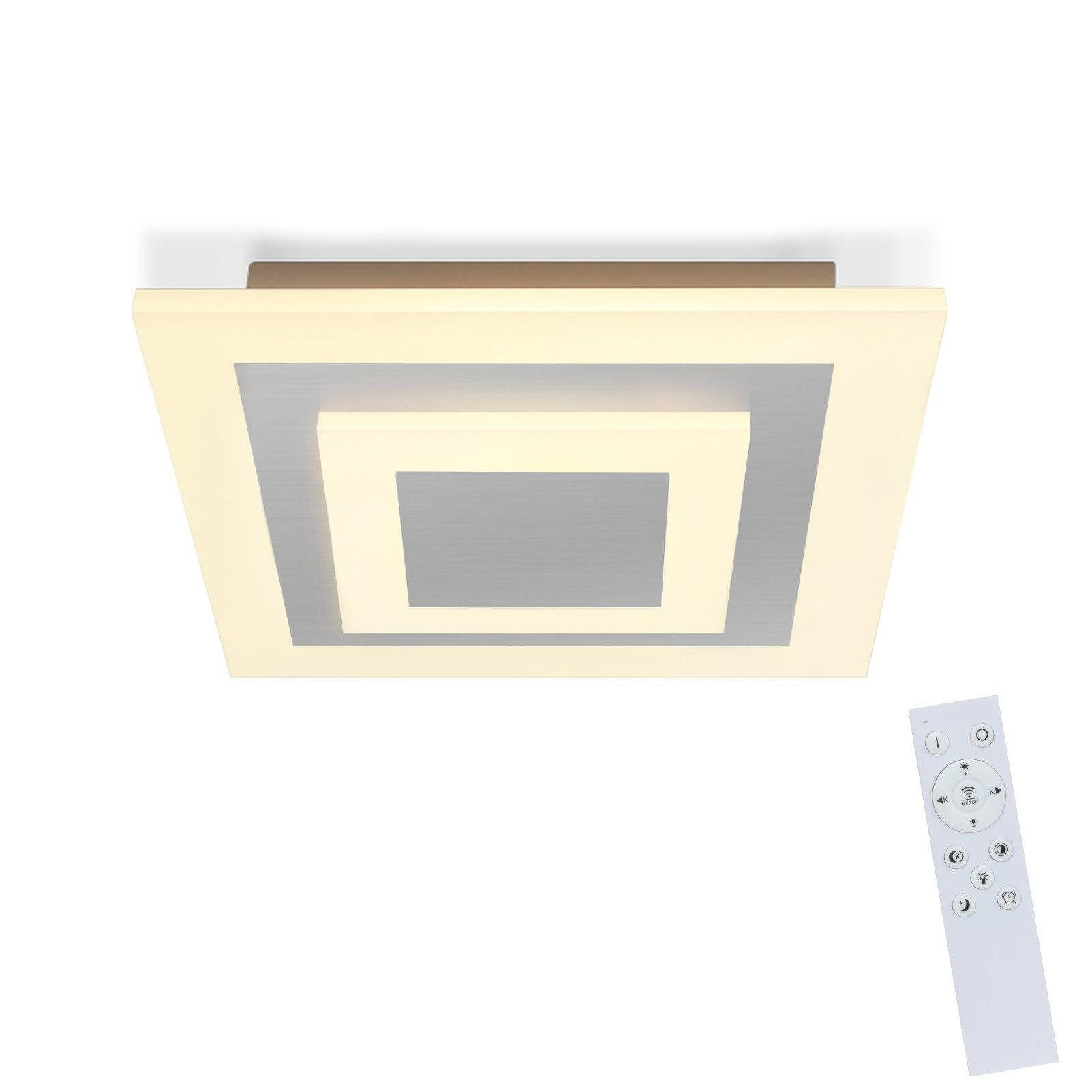 LED-DECKENLEUCHTE Claus 30/30/6 cm - Weiß, Metall (30/30/6cm) - Nettlife