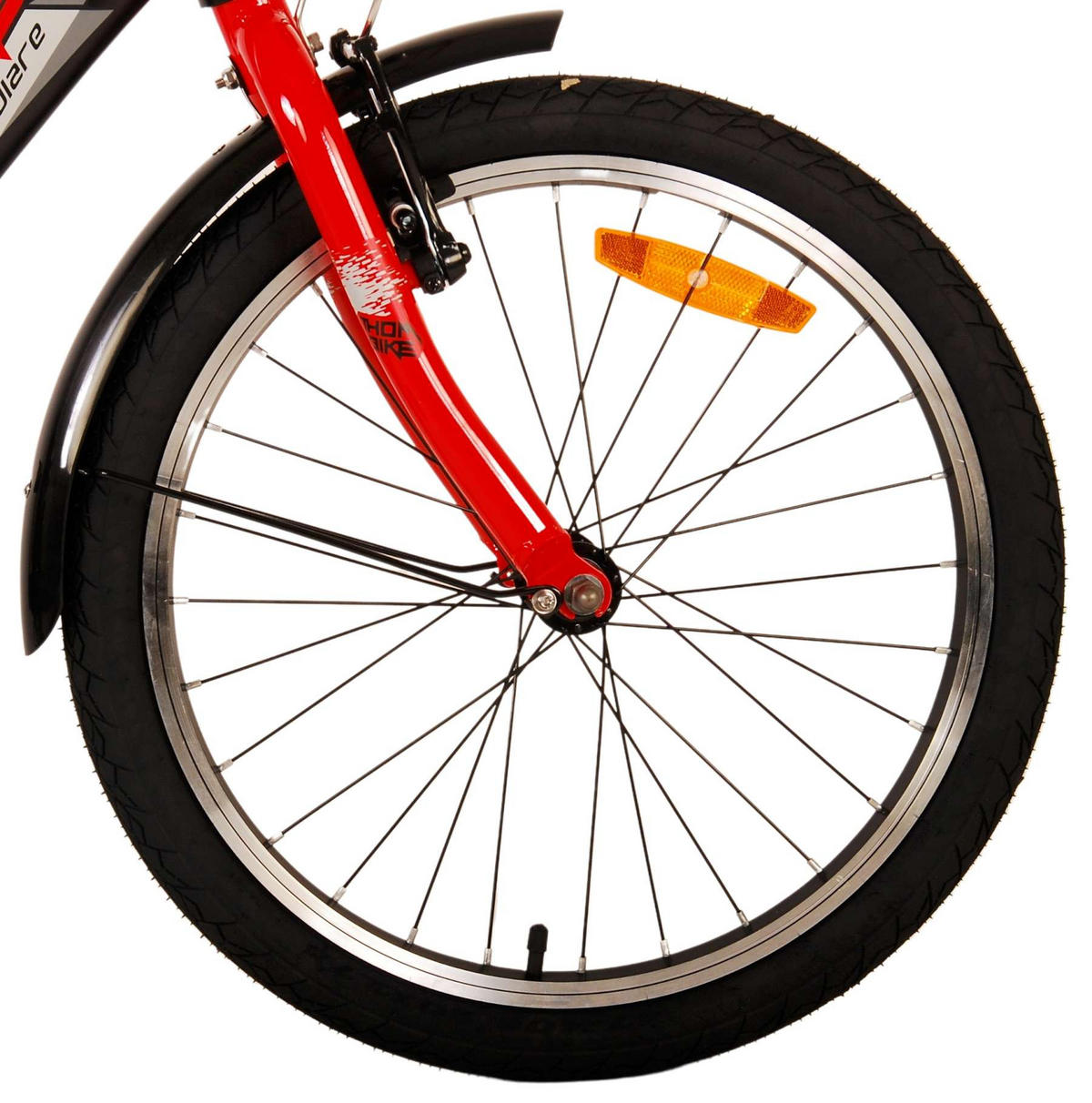 KINDERFAHRRAD Thornbike - Jungen - 20 Zoll - Rücktritt + Handbremsen - Schwarz/Rot - Rot, Metall (60cm) - TPFSports