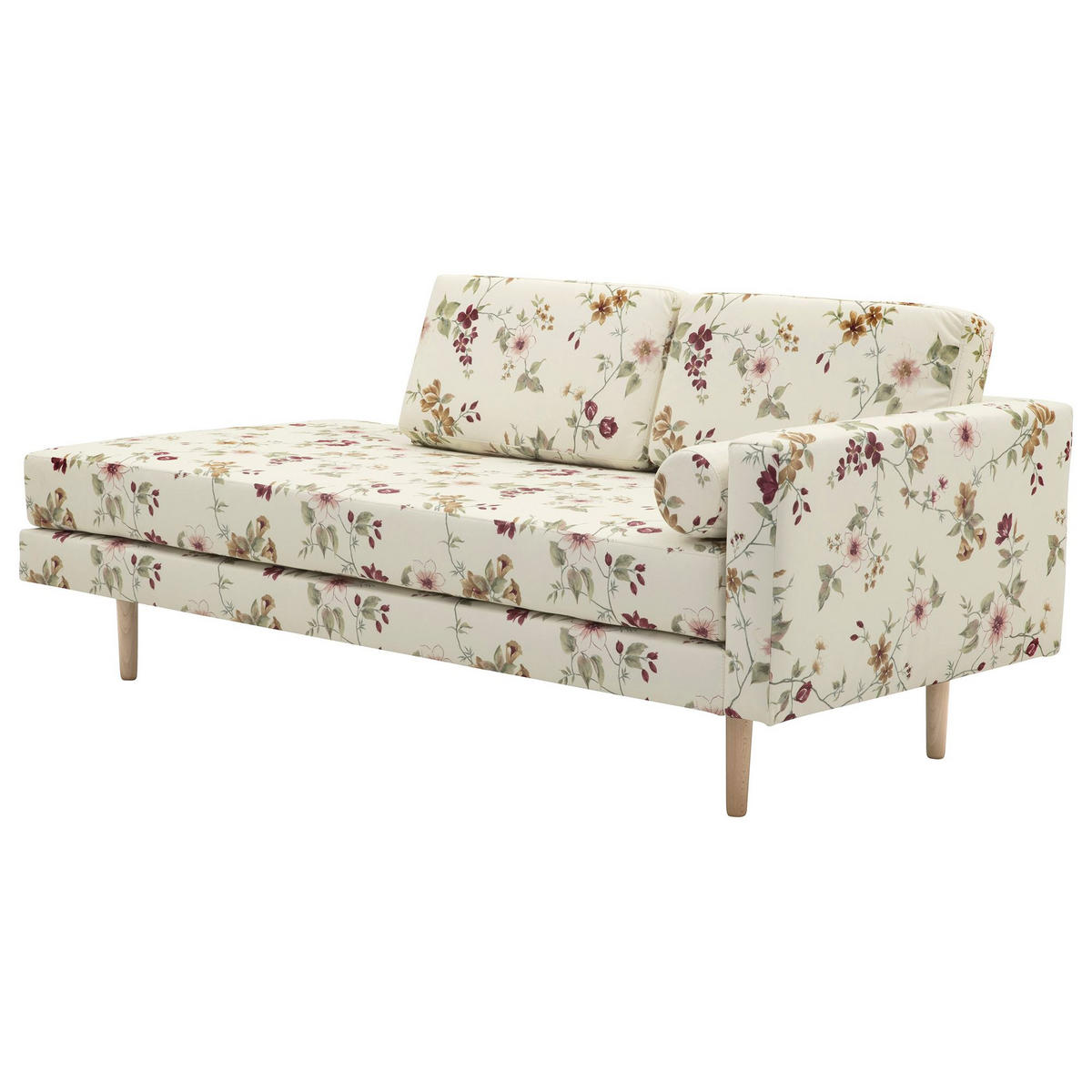 RECAMIERE Armlehne rechts Keara Flachgewebe weiß - Weiß, Kunststoff (87/81/190cm) - 58aufmkessel