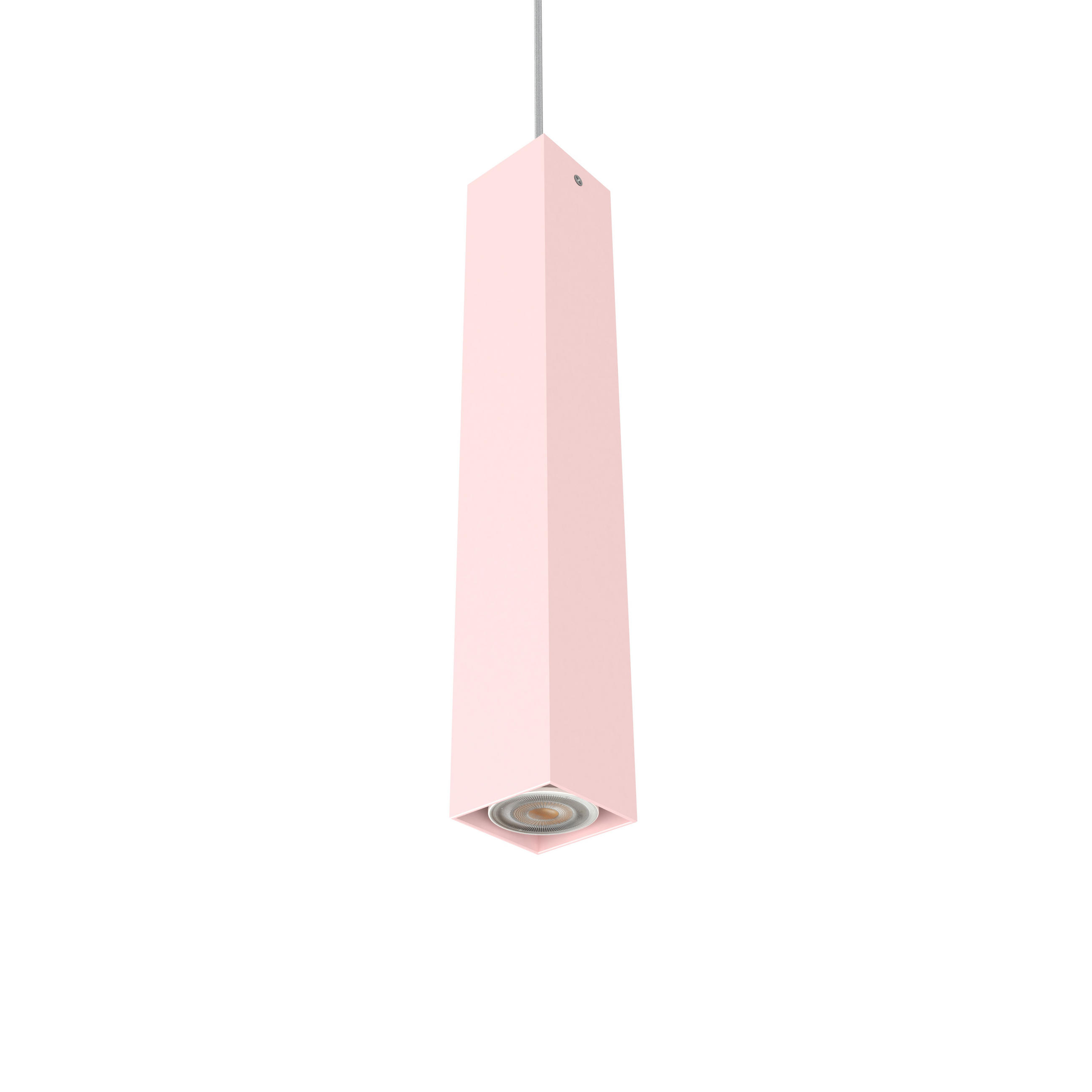HÄNGELEUCHTE Cube H40 - Pink, Metall (6/6/40cm) - Lumicom