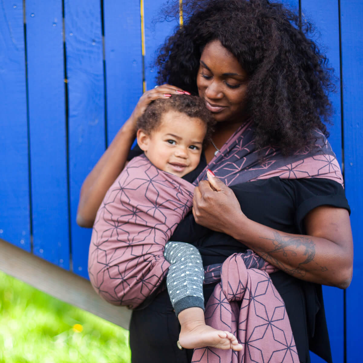 BABYTRAGETUCH Gewebtes Tragetuch kbA - Altrosa, Textil (70/0.1/460cm) - Hoppediz