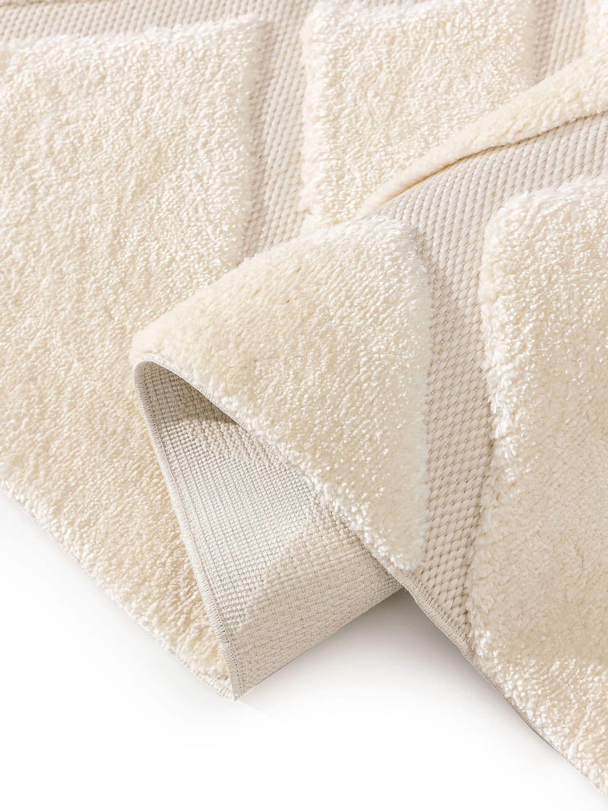 TEPPICH Elvy Cream 200x300 cm - Creme, Kunststoff (200/300cm) - benuta