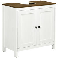 BADEZIMMERSCHRANK 60/30/60 cm weiß - Weiß, Karton (60/60/30cm)