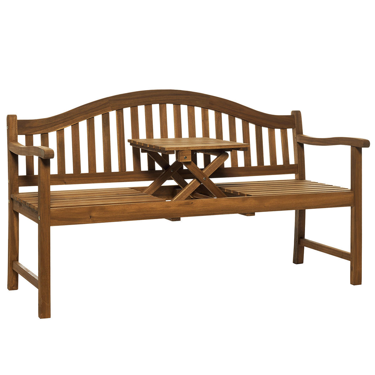 GARTENBANK Banquette - Braun, Holz (140/90/63cm) - Butlers