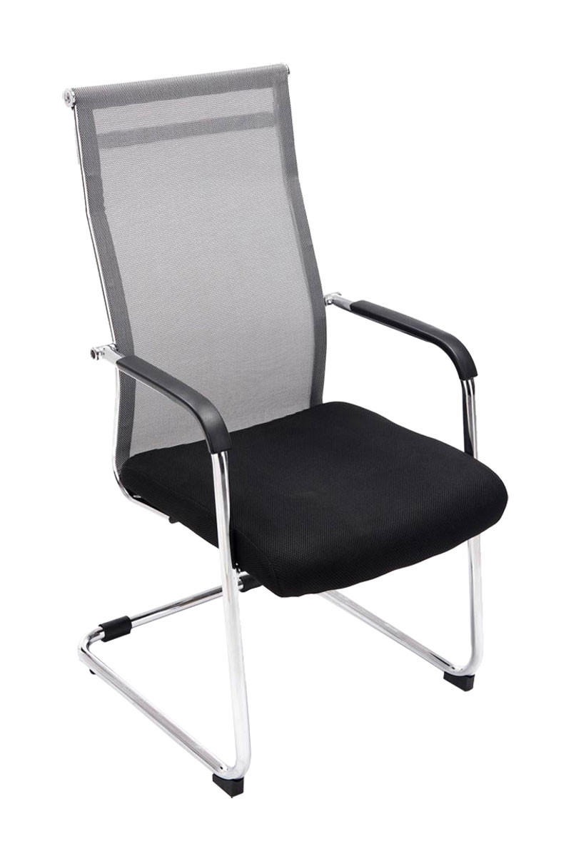 Deluke Besucherstuhl Grau 55x106.5x62 cm