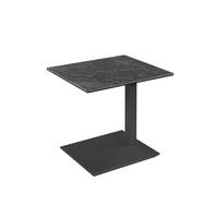 BEISTELLTISCH Chandra 55x47x54 höhenverstellbar Anthrazit/Keramik - Grau, Keramik (55/47/54cm) - 58aufmkessel