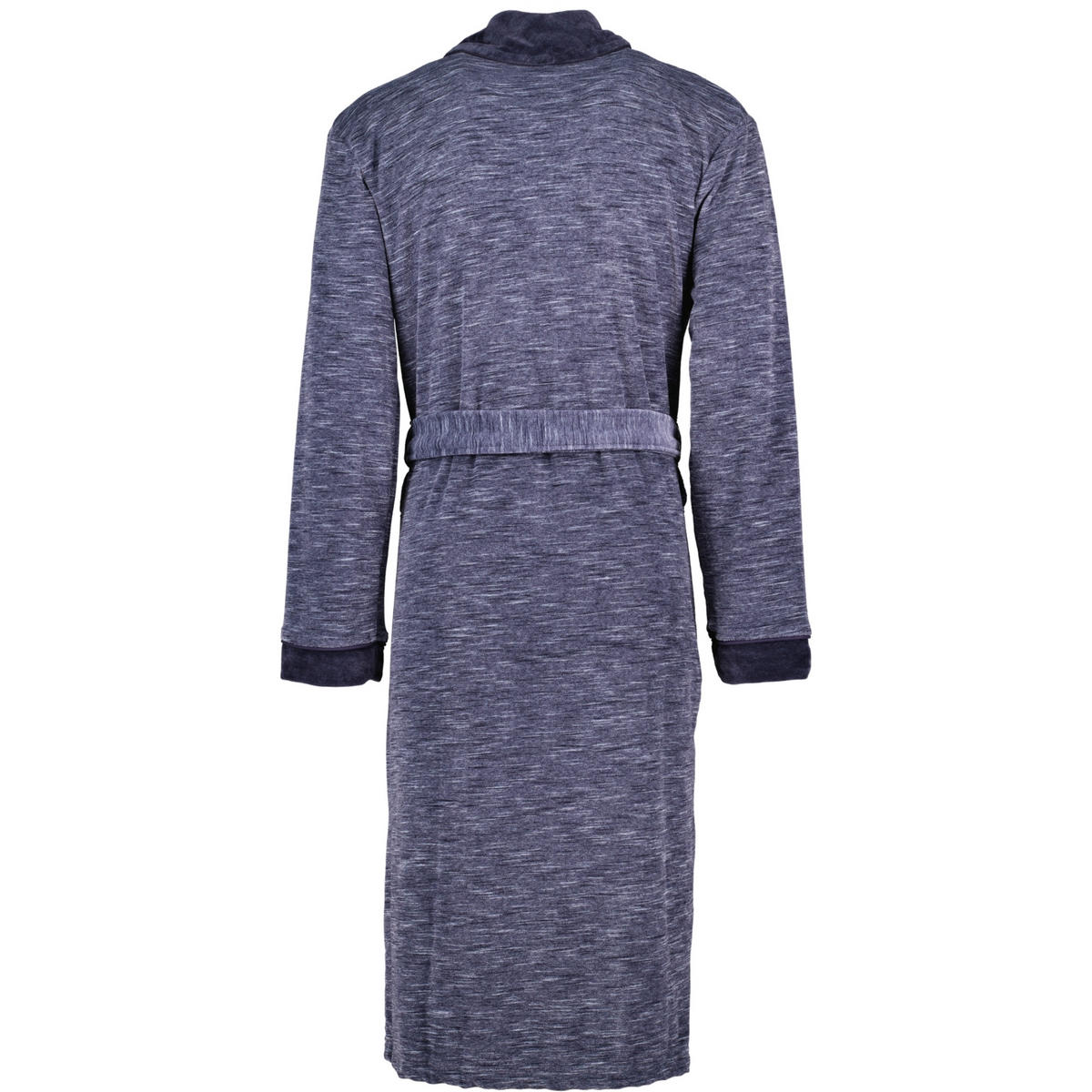 BADEMANTEL HERREN SCHALKRAGEN ALBERTO BLUE - 0001 - Blau, Textil (Snull) - Vossen