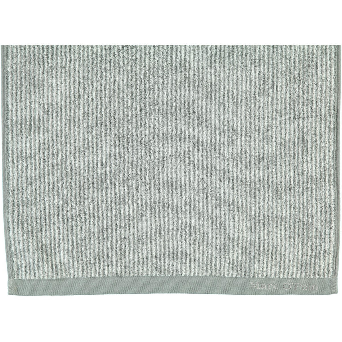 WASCHLAPPEN TIMELESS TONE STRIPE GREY-WHITE - Grau, Textil (16/21cm) - Marc O'Polo