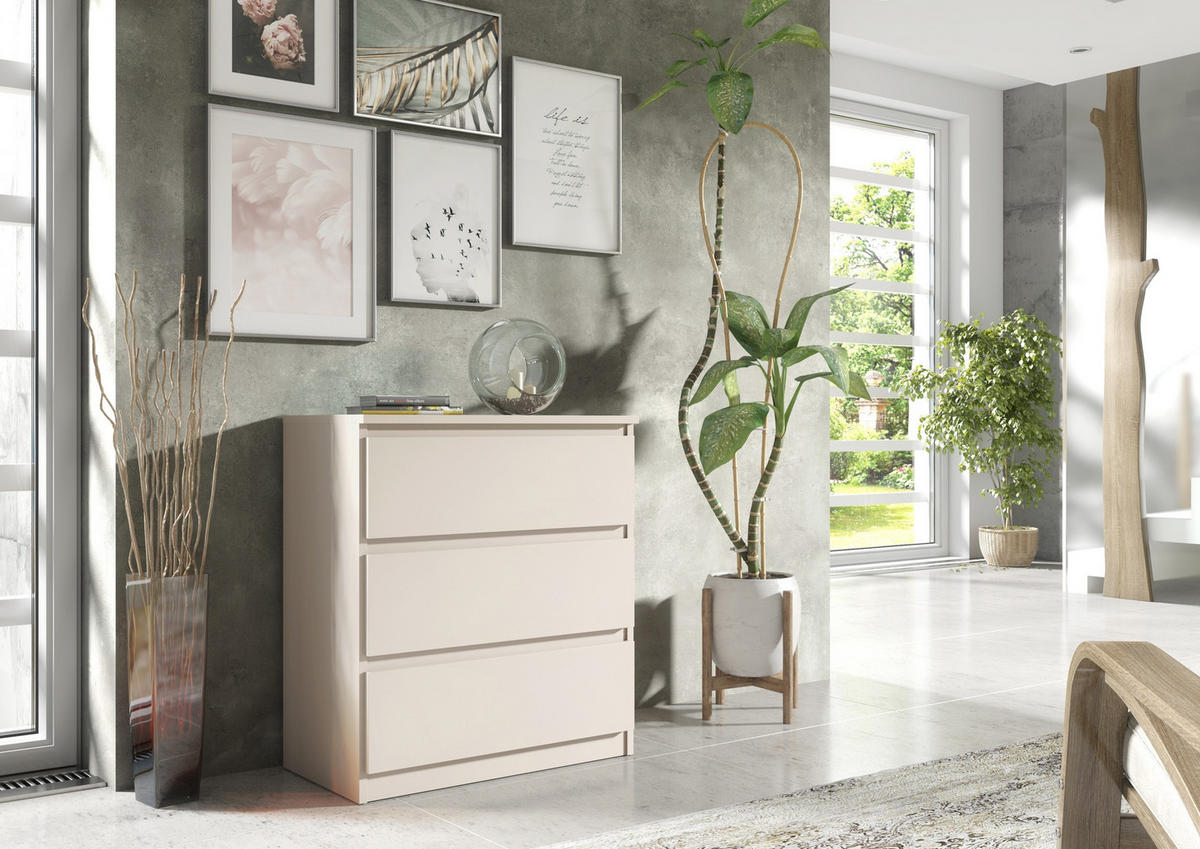 KOMMODE Kaschmir 70/79/39 - Kaschmir, Holzwerkstoff (70/79/39cm) - RAUMHIRSCH FURNITURE