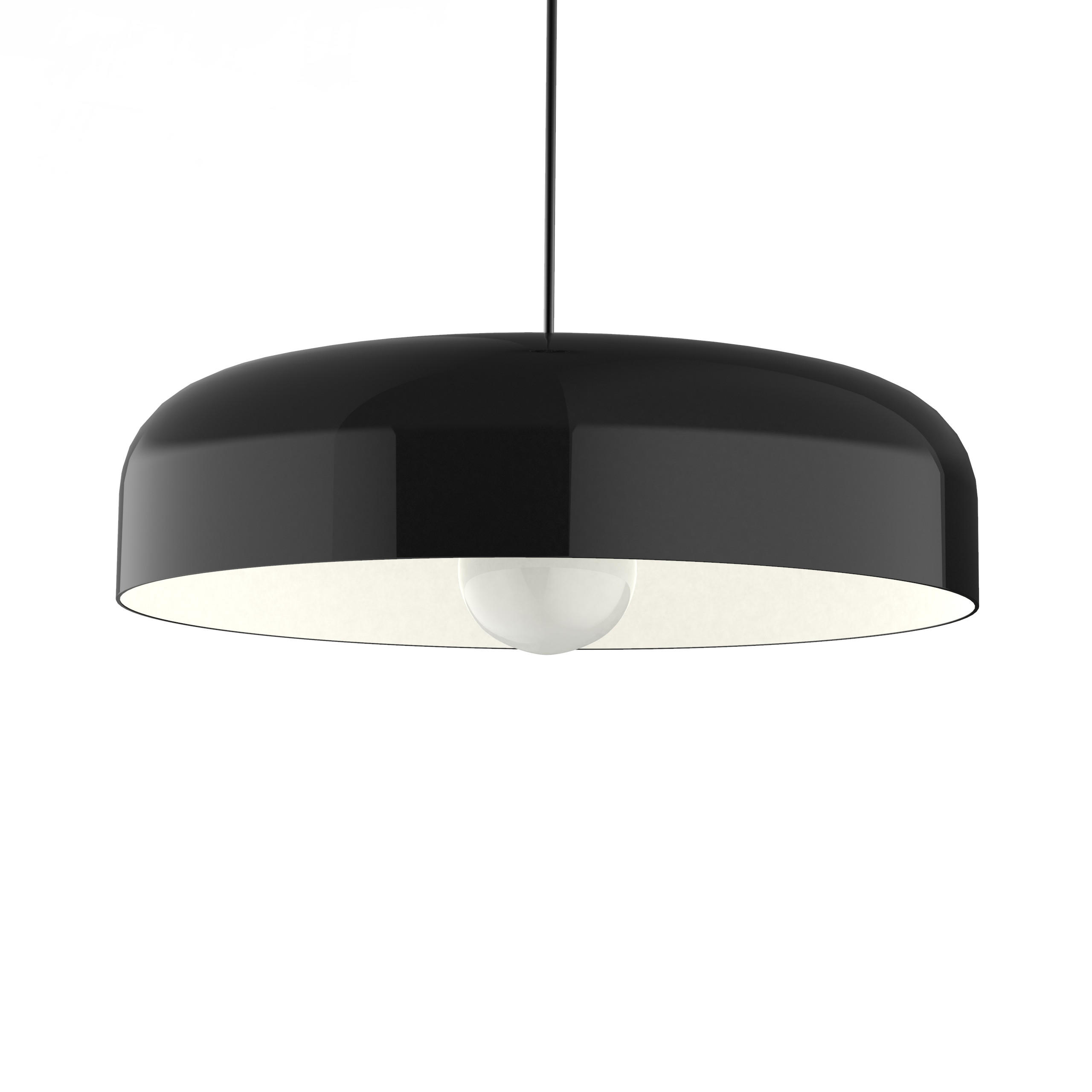 Lumicom Hängeleuchte Schwarz 40x10x40 cm
