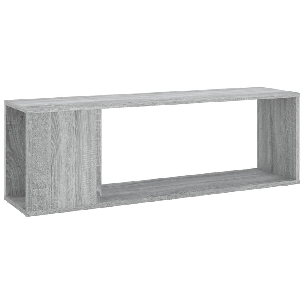 vidaXL Lowboard Silbereichen 100x32x24 cm
