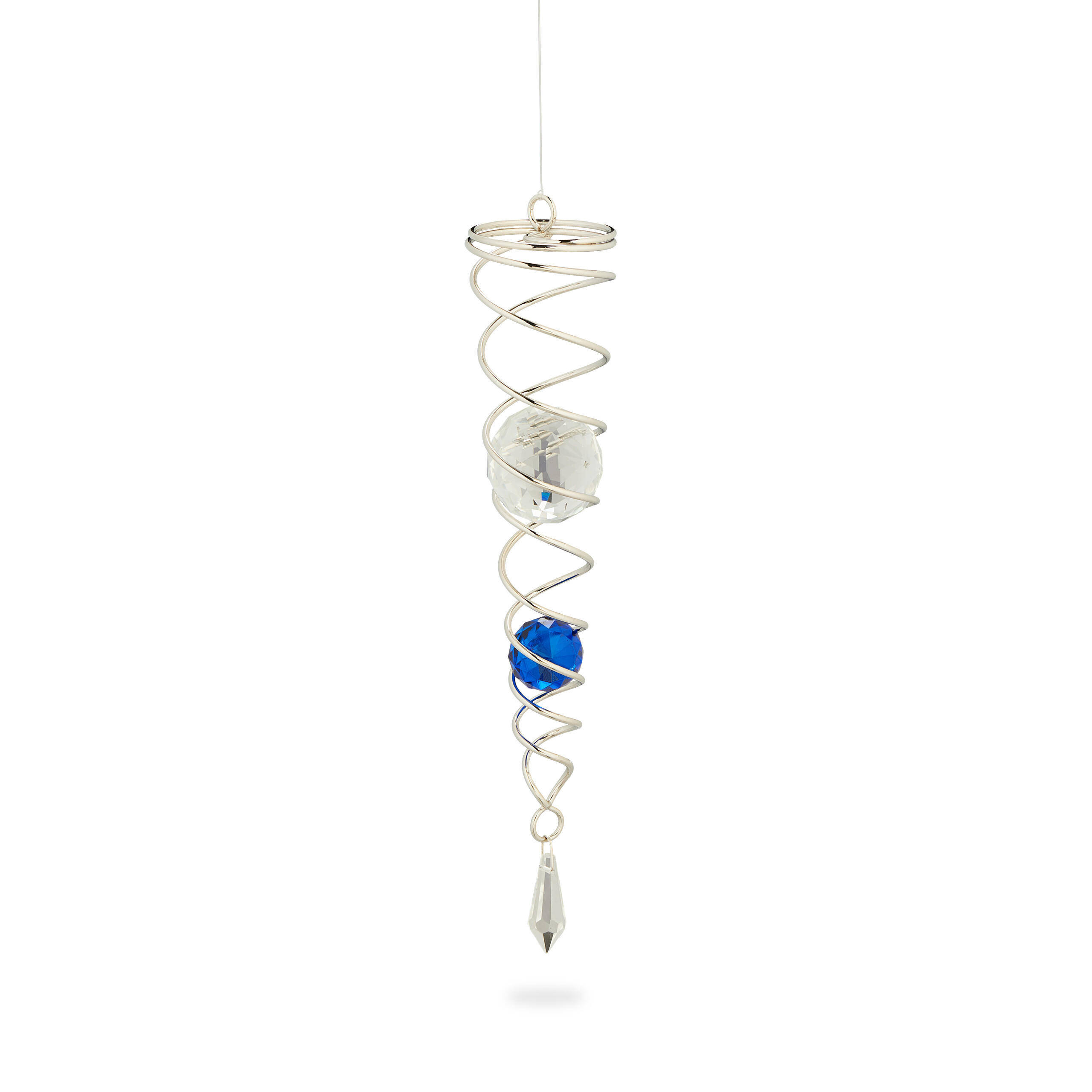 WINDSPIEL - Multicolor, Glas/Metall (5/5/46cm) - Relaxdays