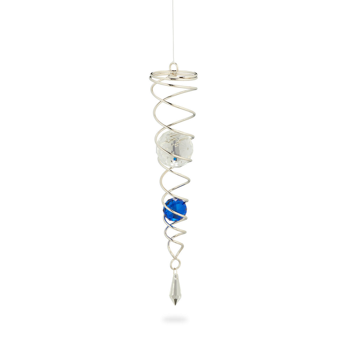 WINDSPIEL - Multicolor, Glas/Metall (5/5/46cm) - Relaxdays