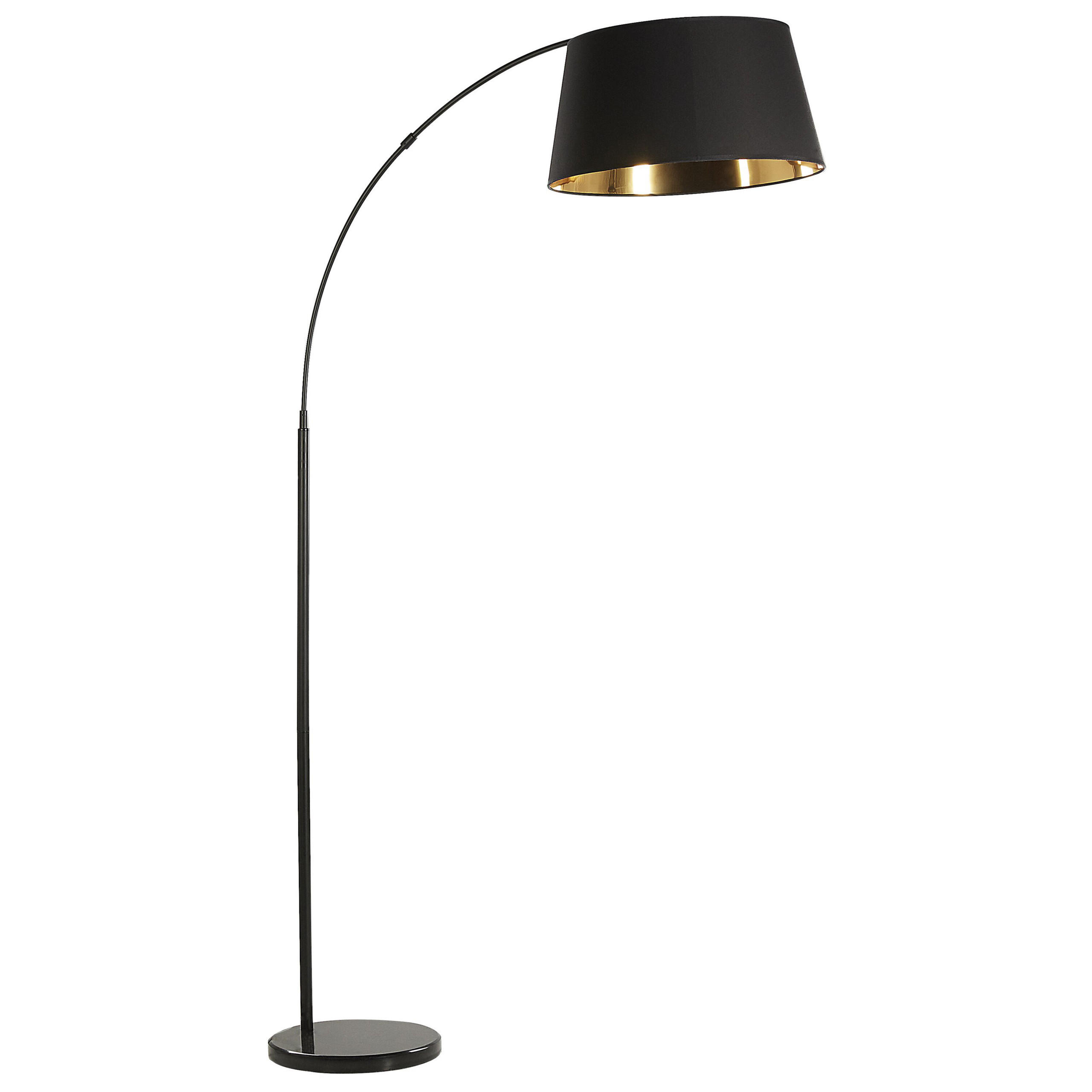 STEHLAMPE Yabus 109/50/197 cm - Schwarz, Metall (109/50/197cm) - Beliani