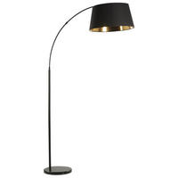 STEHLAMPE Yabus 109/50/197 cm - Schwarz, Metall (109/50/197cm) - Beliani