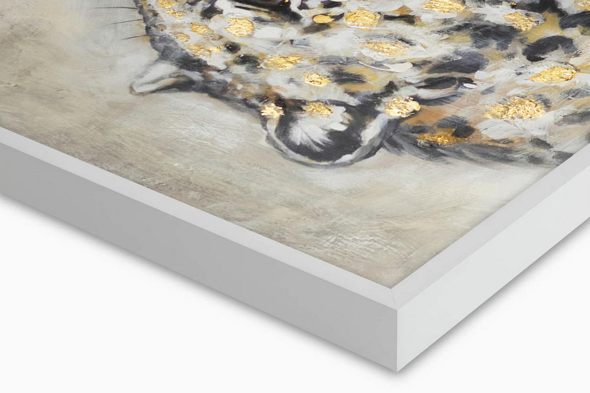 OLEJOMAĽBA 62,5/122,5 cm, Zvieratá - čierna, drevo/textil (62.5/122.5cm) - KUNSTLOFT