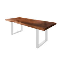 ESSTISCH TITAN - Braun/Weiß, Holz (110/240/79cm) - SAM