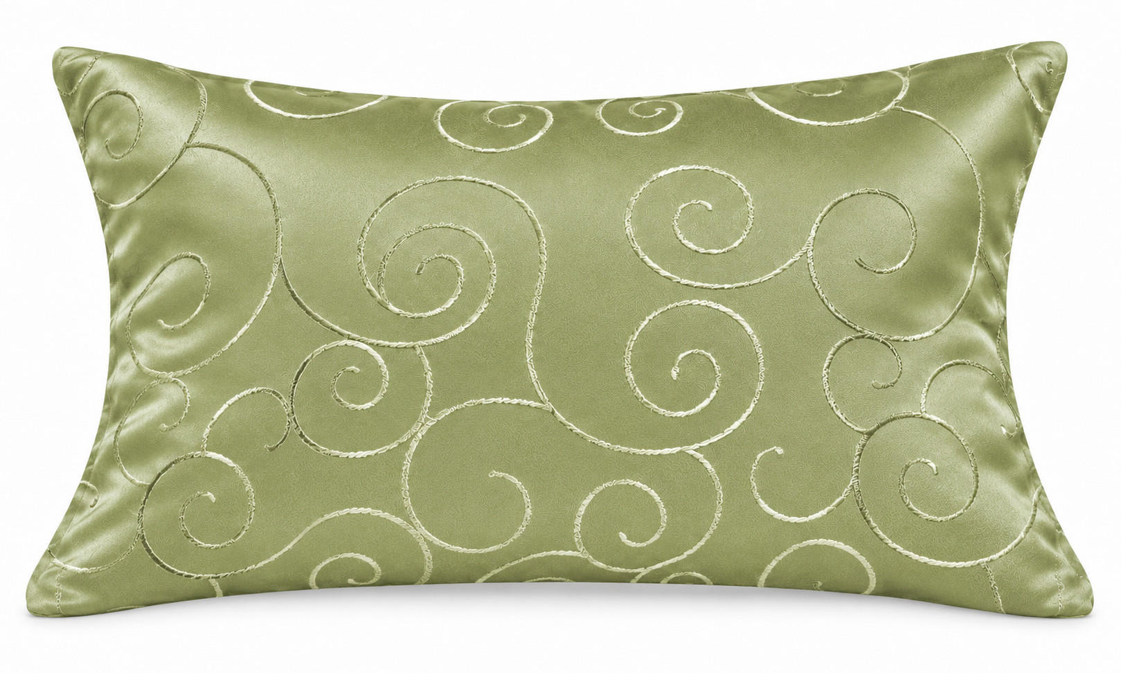 KISSENBEZUG 30x50 cm Lindgrün Damast Circle - Hellgrün, Textil (30/50cm) - TiborTex