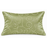 KISSENBEZUG 30x50 cm Lindgrün Damast Circle - Hellgrün, Textil (30/50cm) - TiborTex