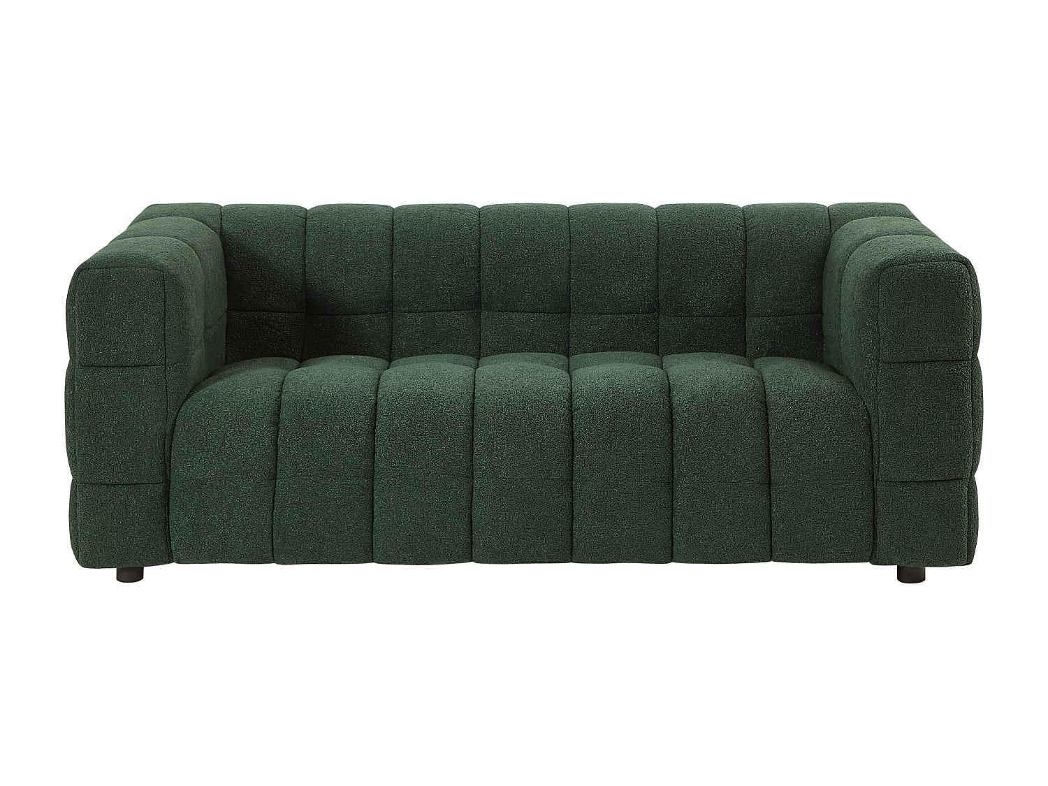 SOFA - 2 Personen - stoff - grün Lerici - Grün, Holz/Textil (189/72/89cm) - Vente-Unique
