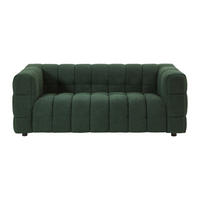 SOFA - 2 Personen - stoff - grün Lerici - Grün, Holz/Textil (189/72/89cm) - Vente-Unique