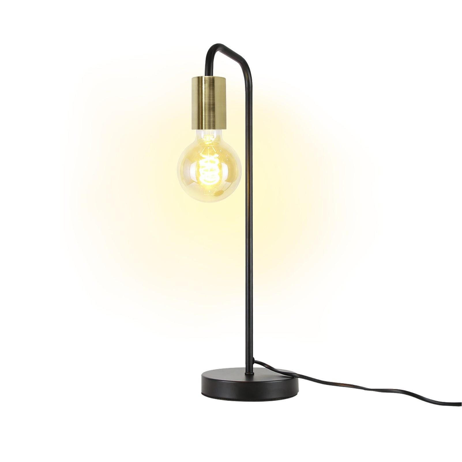 TISCHLEUCHTE Göttingen 14/14/45 cm - Schwarz, Metall (14/14/45cm) - Nettlife