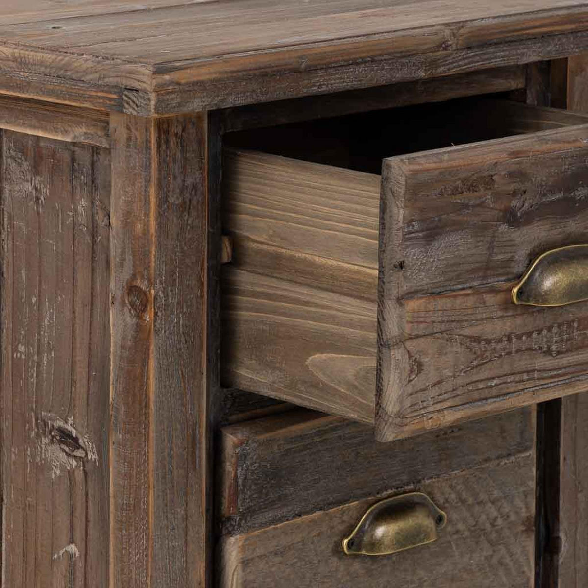 NACHTTISCH aus Holz, 48x38x77cm - Braun, Holz (48/76.5/38cm) - Wanderlust