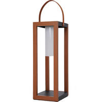 SOLARLATERNE SERAPHINA hellbraun - Hellbraun, Metall (20/20/58cm) - Lumisky