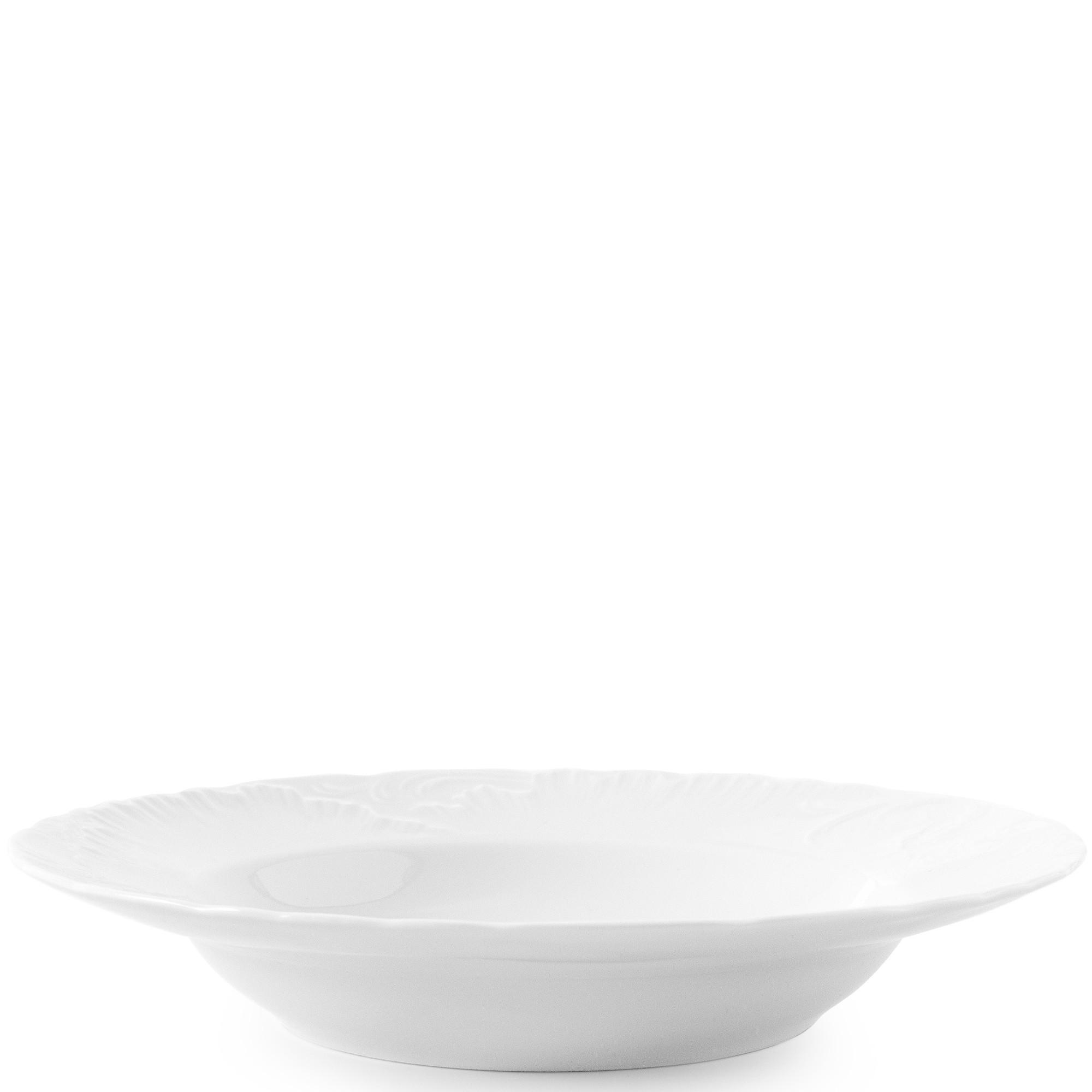 TELLER-SET SUPPENTELLER Cmielow Rococo 6-tlg - Weiß, Keramik (22cm) - KONSIMO®